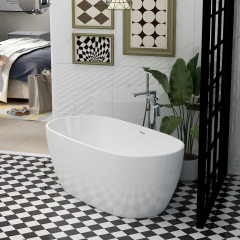 Alma 1500mm Freestanding Bath 45 Degree