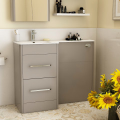 Suburb WC Unit For Left Hand Matt Ash