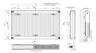 Type-22-radiator-technical-diagram
