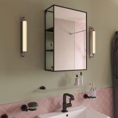 MM740121 Rectangular Mirrored Shelf